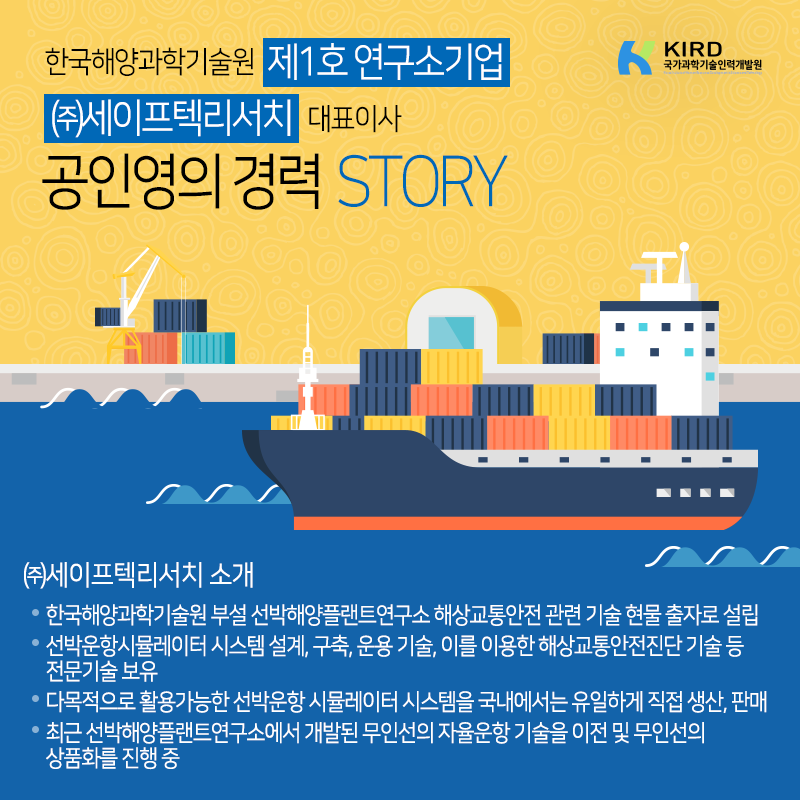 "온실에서 거친 광야로" 연구원창업...'해양과학 사업화' 대표 롤모델1에 관한 인포그래픽입니다. 자세한 사항은 하단에 있습니다.