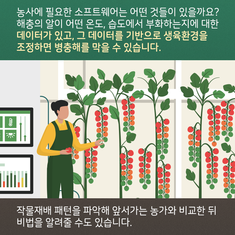 데이터로 농업혁명을 이끄는 농업정보시스템의 선구자5에 관한 인포그래픽입니다. 자세한 사항은 하단에 있습니다.