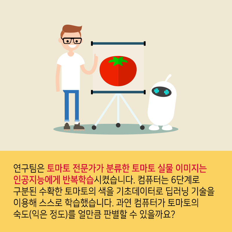스마트팜에서 얼굴 표정으로 덜 익은 토마토까지 골라내는 기술을 개발하다5에 관한 인포그래픽입니다. 자세한 사항은 하단에 있습니다.